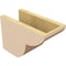 Ekena Millwork 6in. W x 8in. H x 12in. L Crestline Woodgrain TimberThane Rafter Tail, Primed Tan RFTUR06X08X12CRERCPR - alternate 3